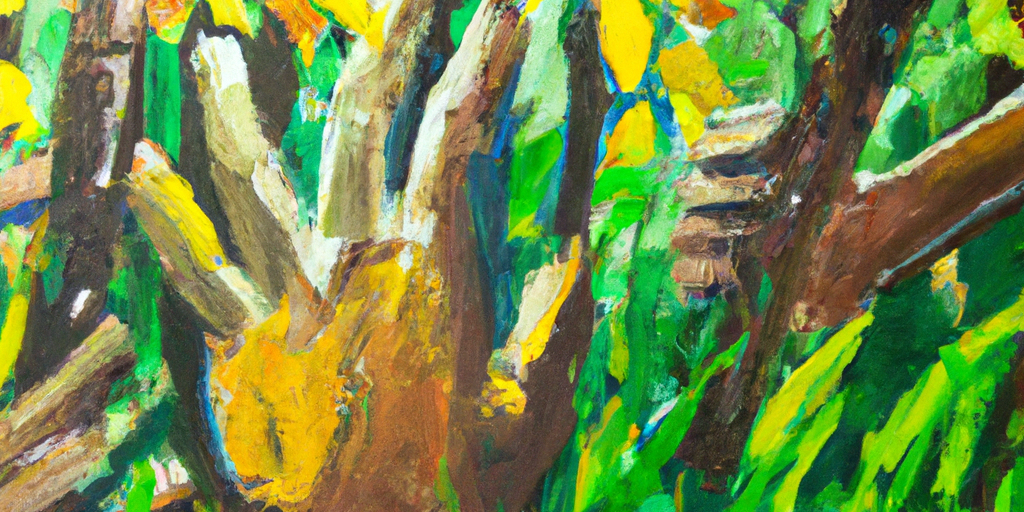 Oil painting of rich collaboration